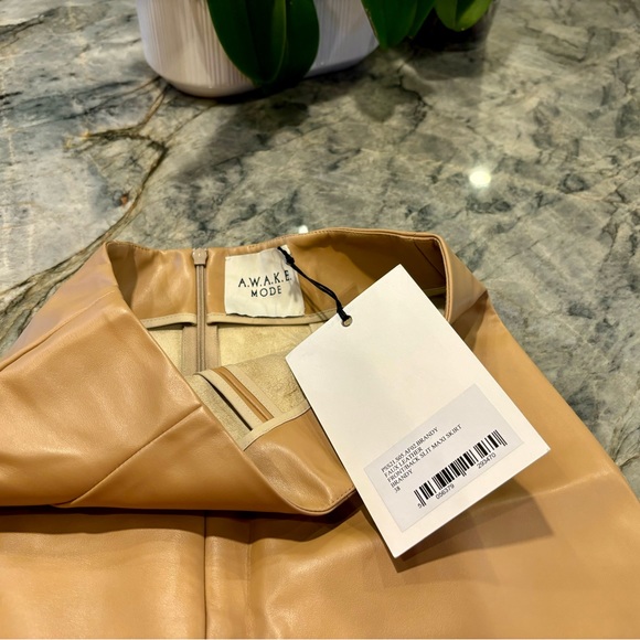 A.W.A.K.E. Mode Front Back Slit Maxi Skirt sz38 NWT! - Picture 6 of 6